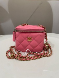 ［尖沙咀現貨］Chanel 粉紅金球小盒子