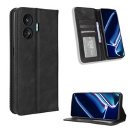 Casing Realme GT Neo5 SE 5G Vintage Flip Cover GT Neo 5 SE Magnetic Business Wallet Case PU Leather 