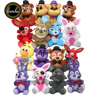 25cm Five Nights At Freddy's 4 FNAF Plush Foxy Freddy Fazbear Chica Bonnie Mangle Nightmare Stuffed 