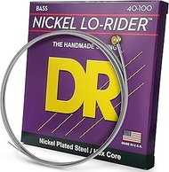 DR Strings Nickel Lo-Rider - Nickel Plated Hex Core Bass 40-100