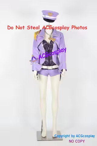 League of Legends Pop Star Ahri Cosplay Costume Faux Leather Made include Hat and Ornaments acgcospl
