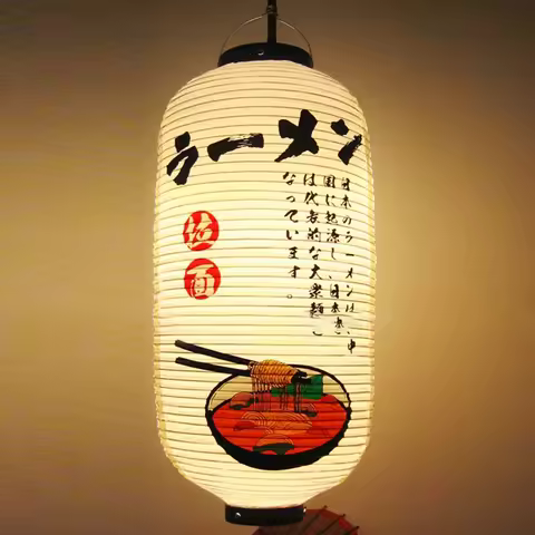 PVC Waterproof Japanese Style Lantern Korean Ramen Sashimi Izakaya Cuisine Shop Restaurant Pub Decor