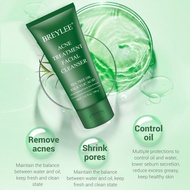 BREYLEE Acne Treatment A - Paket Perawatan Wajah Berjerawat (4 pcs) & BREYLEE Tea Tree Capsule Cream