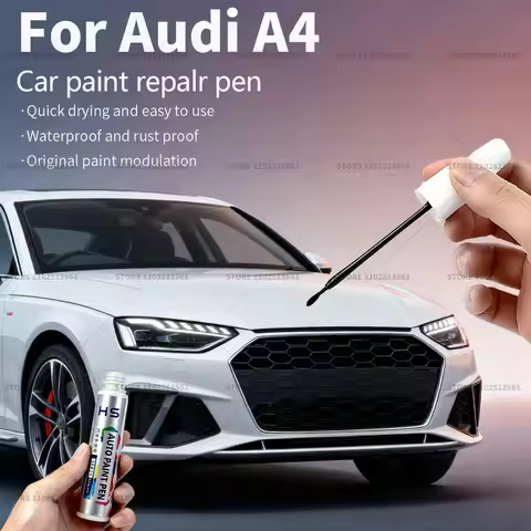 Car Paint Repair Pen Touch Up Scratch Remover DIY Auto Accessories For Audi A4 White LY9C LS9R Green