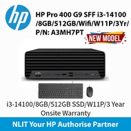HP Pro Tower 400 G9 i3-14100/8GB/512GBSSD/W11P/3 year Onsite Warranty A3MK7PT