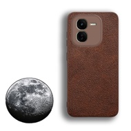 For Vivo iQOO Z9x Y37 Pro 5G Y200+ V2353A I2219 V2354A Rough Rubber Texture Retro Phone Case Shockpr
