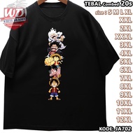 T-SHIRT monkey D LUFFY BIG SIZE CODE JA702 JUMBO 2XL 3XL 4XL 5XL 6XL 7XL 8XL 9XL 10XL 11XL 12XL