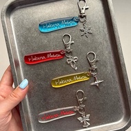 < Hakuna Matata} Acrylic Dropping Pendant Keychain High-value ins Niche Bag Decoration Pendant Hakun