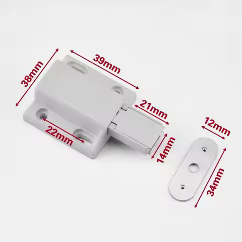 4PCS Invisibility Push To Open Magnetic Door Drawer Cabinet Catch Touch Latch Cupboard Push To Open 