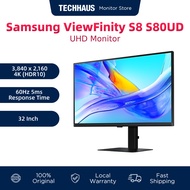 Samsung 32" ViewFinity S8 S80UD UHD 4K Monitor (LS32D804UAEXXS) 3 Years Warranty