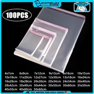 OPP Self Adhesive Plastic Bag Transparent OPP Plastic Bag Tape Murah Plastik Bag Tudung