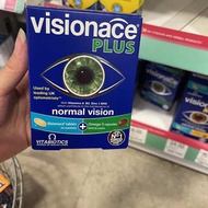 Authentic British Visionace Plus Blueberry Lutein Enhance Eye Vision Nutrition Fish Oil