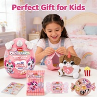 ZURU Puppycorn Brown Dalmatian Scented Surprise Unboxing Soft Plush Toy Gift for Girls