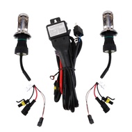 2x HID Xenon light Bulbs Relay Harness Conversion Kit H4 35W 55W 4300K 5K 6K 8K