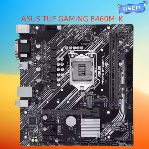 ASUS TUF GAMING B460M-K mATX Intel B460 DDR4 LGA 1200 CPU Motherboard