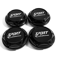 CarDIY 4pcs/lot 68mm SPORT RACING For Enkei RPF1 SSR RAYS VOLK proton wira perodua OEM Car Wheel Rim