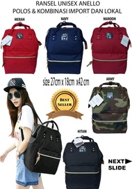 ORIGINAL - TAS RANSEL ANELLO KOMBINASI BACKPACK TAS WANITA