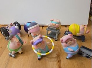 LULU PIG LULU豬 健身系列 The Fitness Club 1套7款