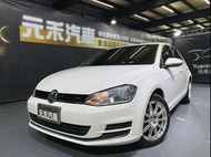 正2014年出廠 七代Volkswagen Golf 1.6 TDI Trend Line 1.6 柴油 金屬白