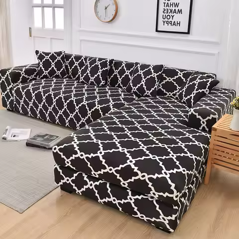 Elastic Sofa Cover Cotton Couch Cover Chair Sectional Big Sofa It Needs Order 2piece Sofa Cover if i