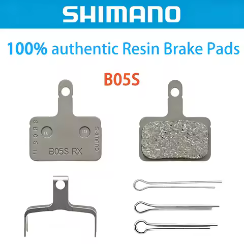 Genuine Shimano B05S-RX Resin Disc Brake Pads, Comes with Springs and Pins, Suitable for BR Series M