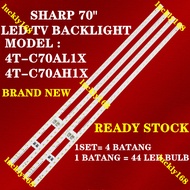 4T-C70AL1X / 4T-C70AH1X SHARP 70" LED TV BACKLIGHT (LAMP TV) 4TC70AL1X 4T-C70AL1 C70AL1X 4TC70AH1X 4T-C70AH1 C70AH1X