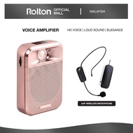 Rolton K700 Wireless Speaker with Mic | UHF Headset Microphone Vocie Amplifier Bluetooth for Teacher