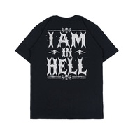 Metal t-shirt Satanic Distro t-shirt Men Women Black SIXCISSORS 666 INHELL