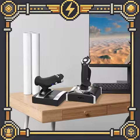 PXN 2119 PRO Flight Simulator Gamepad Vibration Controller Joystick for PC/PS4 Flight Joystick Game 