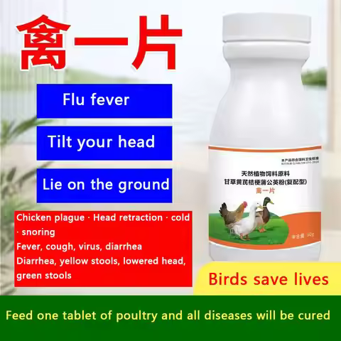 Special for Chickens, Ducks, Geese, Pigeons and Other Poultry: for Chicken Fever, Cold, Cough, Snori