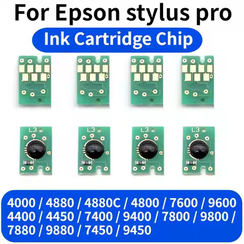 Ink Cartridge Reset Chip For Epson Stylus Pro 4000 4880 4880C 4800 7600 9600 4400 4450 7400 9400 780