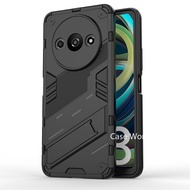 For Xiaomi Redmi A3 4G Case Magnetic Stand Armor Back Cover for Redmy Readmi Radmi Redme A3 RedmiA3 