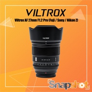 Viltrox AF 27mm f1.2 Pro [Fuji X/Sony E/Nikon Z-Mount] [1 Year Warranty] 27 f1.2 Fuji Z