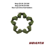 ยางดุมล้อเฟืองโซ่ขับเคลื่อนสำหรับคาวาซากินินจา ZX14 ZX14R ZX-12 ZX12ล้อหลัง