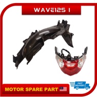 (100% ORIGINAL) HONDA WAVE125i REAR FENDER + TAIL LAMP ASSY LAMPU SIGNAL DI DALAM LAMPU BELAKANG EKOR WAVE 125 i HONDA