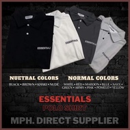 ESSENTIAL$ POLO SHIRT HONEYCOMB FABRIC