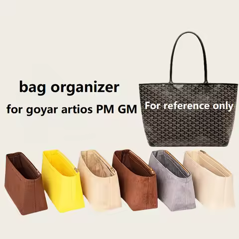 【Only Sale Inner Bag】Bag Organizer Insert For Goyard Artois PM MM Tote Bag Divider Shaper Protector 