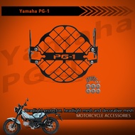 For Yamaha PG-1 PG1 2023 2024 Motorcycle Accessories headlight protection cover headlight net and de