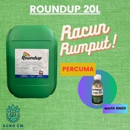 [GUARANTEE ORIGINAL] 20L Roundup Glyphosate 41% Herbicide Racun Rumput