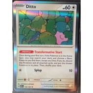 Pokemon TCG Ditto MEW Card en 132/165 Holo English