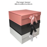 BOS Gift Box Karton/Kotak Hadiah Pita Karton/Gift Box Polos/Kotak Hadiah