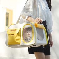 AT/🧨Cat Bag Outing Portable Pet Bag Handbag Cat Diaper Bag Portable Dog Diaper Bag Large Capacity Breathable JQF9