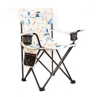 【彩虹】日韓限定 POLER CAMPING CHAIR 輕便扶手露營摺疊椅 噴漆