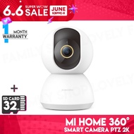 [ติดตาม รับส่วนลด] Xiaomi Mi Home Security Camera 360° PTZ 2K กล้องวงจรปิด กล้องวงจรปิดอัจฉริยะ กล้อง