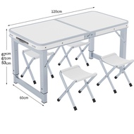 HFJ โต๊ะพับได้ โต๊ะพับแคมป์ปิ้ง Folding table แบบพกพา อลูมิเนียม กลางแจ้ง ในร่ม แคมป์ปิ้งปิกนิก พกพาสะดวก
