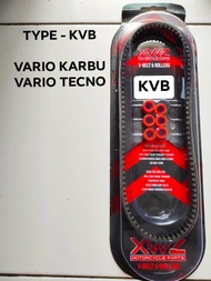 Vanbelt set Roller VARIO KARBU KVB VARIO TECHNO 110  ORIGINAL XWZ V BELT PANBEL FANBEL