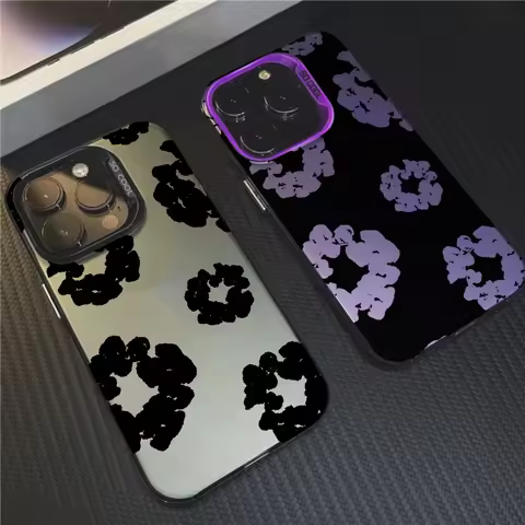 Luxury D-Denim T-Tears Phone Case For iPhone16,15,14,13,12,11,Mini,Pro,MAX Candy Matte Shockproof Ba
