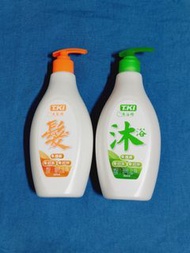 2瓶組 T.KI洗髮精+沐浴精 白人牙膏品牌