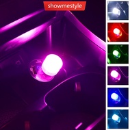 SMS USB Car Interior Ambient Atmosphere Light LED Signal Lights Auto Reading Lamp Decoration O4S6