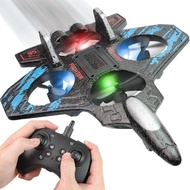 Remote Control Jet Airplane Toy, 360° Flip RC Plane with Light Function, Outdoor Adventure Flight To